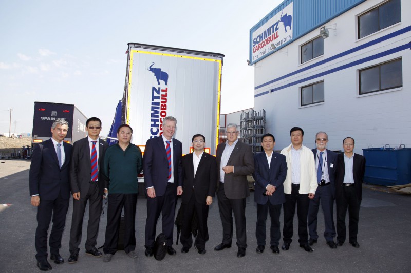 Los directivos chinos llegaron a Zaragoza procedentes de la feria IAA.