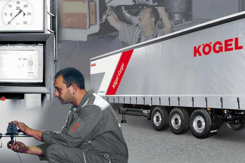El servicio posventa de Kögel permite a las empresas de transporte mantener el control sobre sus gastos fijos y optimizarlos de forma sencilla.