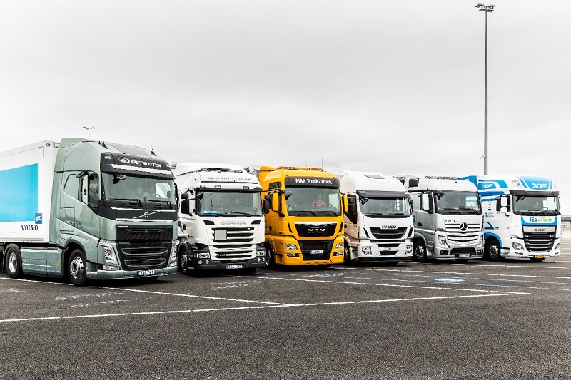 DAF, Iveco, MAN, Mercedes-Benz, Scania y Volvo han participado en el reto.