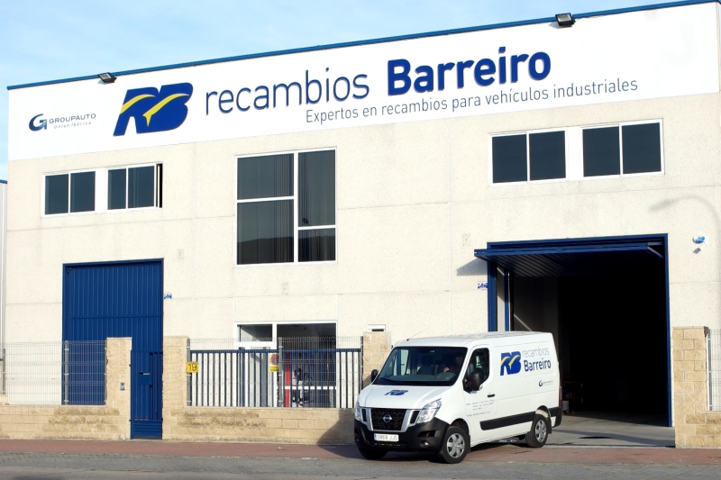 La sede madrileña de Recambios Barreiro cuenta con 4.000 metros cuadrados de almacén.