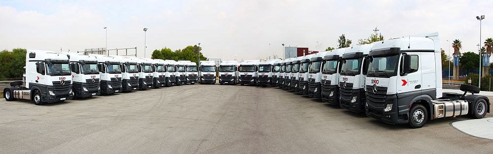 Con la incorporación de los 22 Actros, la flota de Sindo está integrada por 75 tractoras y 220 semirremolques.