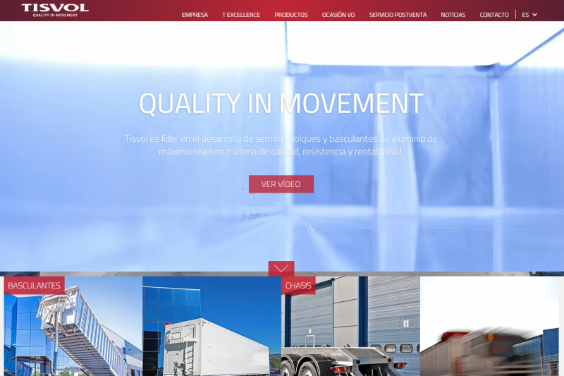 La nueva web ofrece una imagen "renovada y moderna", explican desde la firma valenciana.