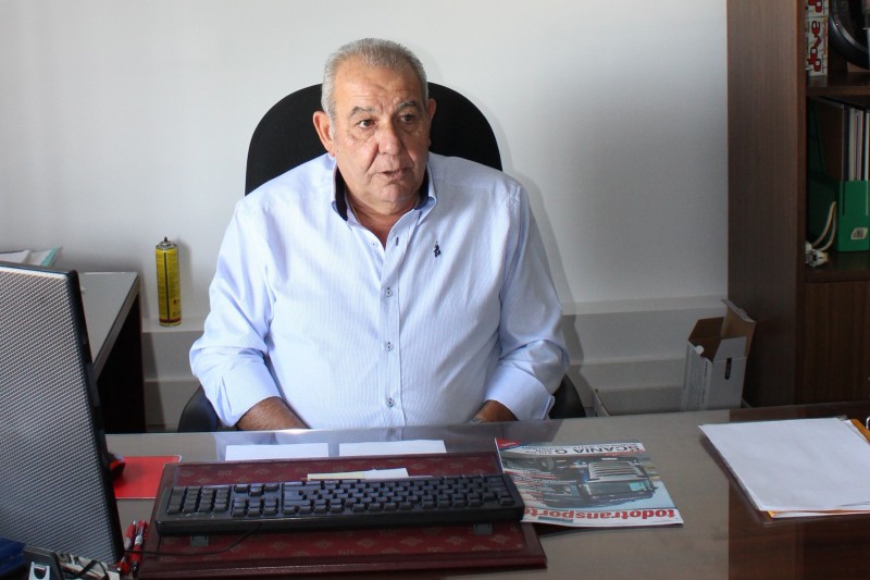 Domingo García, responsable de Transportes Vigar, durante la entrevista mantenida con Todotransporte.